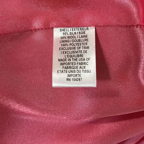 Milly Embellished Collar Brown and Pink Sleeveless Dress. Size 12 NWT - Picture 6 of 8